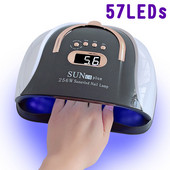 SUN C4plus LED lámpás körömszárító 57 led UV fény minden zselés körömlakkhoz Professzionális manikűr pedikűr gép szalon felszerelés