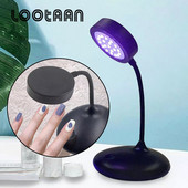 LOOTAAN New Style 20 LED körömlámpa géllakk szárító Gyorsan száradó körömszárító gép Professzionális UV lámpás manikűr sütőfény