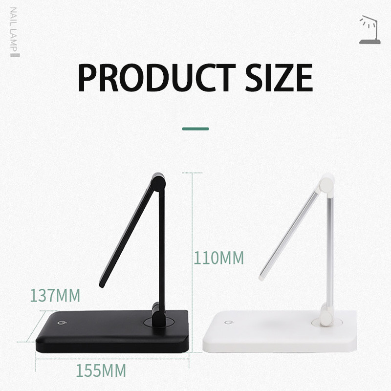 Lampă pentru unghii Lootaan, pliabilă, UV LED, uscător de lac de unghii cu gel, mașină de manichiură, lampă profesională portabilă cu USB, pentru salonul de acasă