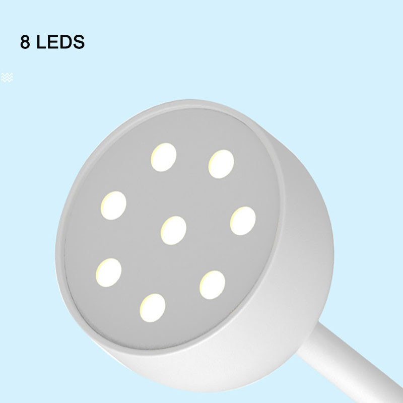 LOOTAAN LED köröm asztali lámpa Professzionális hordozható lótusz fényterápiás lámpa USB töltő manikűr szárító köröm szárításhoz