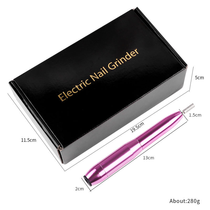 Išmanusis elektrinis nagų šlifavimo rašiklio manikiūro aparatas 3 viename grąžtas, skirtas 20000 RMP profesionaliam frezavimo pjovimo gelio pašalinimo įrankių rinkiniui