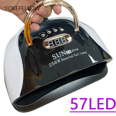 UV LED лампа за нокти Гел светлина за нокти за UV гел лак за нокти 57LED UV сушилня с 4 таймера Професионална за домашен салон за ноктопластика