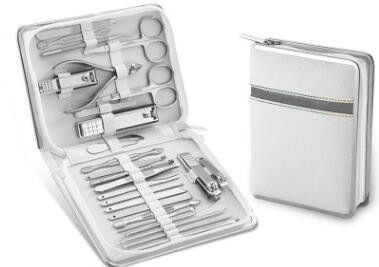 26 vnt. Profesionalus nagų kirpimo mašinėlių manikiūro rinkinys Aukštos kokybės nerūdijančio plieno nagų kirpimo žirklinių odelių žnyplių nagų įrankių rinkinys