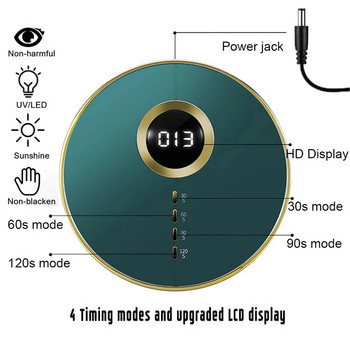 UV LED λάμπα για νύχια Επαγγελματικά στεγνωτήρια νυχιών για σκλήρυνση όλων των βερνικιών νυχιών με τζελ Εξοπλισμός σαλονιού Εργαλεία Όλα τα προμήθειες για μανικιούρ