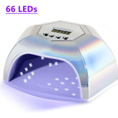66LEDs Erőteljes körömszárító UV LED-es körömlámpa a kötő gél körömlakkhoz mozgásérzékelős manikűr pedikűr szalon eszközzel