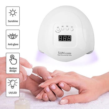 Hot Nail Dryer UV LED Λάμπα νυχιών LEDs Λάμπα για ωρίμανση UV Gel βερνίκι νυχιών με αισθητήρα LCD οθόνη λάμπα νυχιών Εργαλεία 2 χρωμάτων