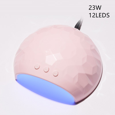 UV LED svjetiljka za nokte s 18/12 kom LED dioda za stvrdnjavanje gela za nokte Lampa za sušenje laka za nokte 60/90/120s Auto senzorski alati za manikuru