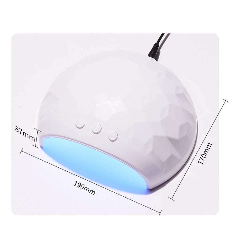 UV LED svjetiljka za nokte s 18/12 kom LED dioda za stvrdnjavanje gela za nokte Lampa za sušenje laka za nokte 60/90/120s Auto senzorski alati za manikuru