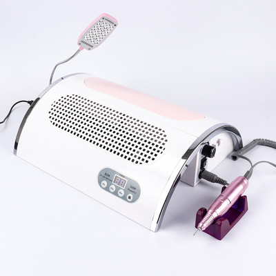 Liarty 3-В-1 54W колектор за прах за нокти + UV LED лампа за нокти + електрическа бормашина за нокти Професионална машина за маникюр за нокти за салон