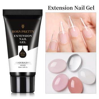 BORN PRETTY Σετ επέκτασης τζελ νυχιών Ακρυλικό Quick Extension UV Gel Βερνίκι νυχιών Soak Off LED Varnish Base Gel Κιτ νυχιών Top Coat