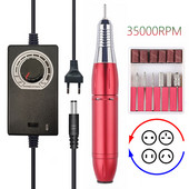 35000RPM Mașină electrică de găurit unghii Polizor de unghii pentru manichiură Pedichiură Pilă electrică pentru unghii Salon de acasă Echipament de lustruit unghii
