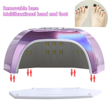 Λάμπα νυχιών 83W UV LED με 42 τεμ. LED για σκληρυντικό gel Nail Dryer Drying Nail Polish Lamp 10/30/60/99s Auto Sensor Manicure Tools