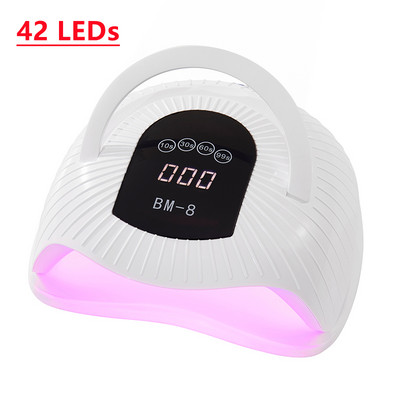 83W UV LED svjetiljka za nokte s 42 LED diode za stvrdnjavanje gela za sušenje noktiju Lampa za sušenje laka za nokte 10/30/60/99 s Automatski senzorski alati za manikuru