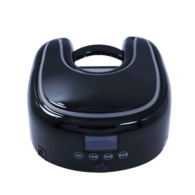 Lampă de unghii reîncărcabilă fără logo, 48W, mașină de uscător cu lac de gel, cu lumină roșie, lipici pentru unghii, lampă LED UV fără fir pentru unghii.