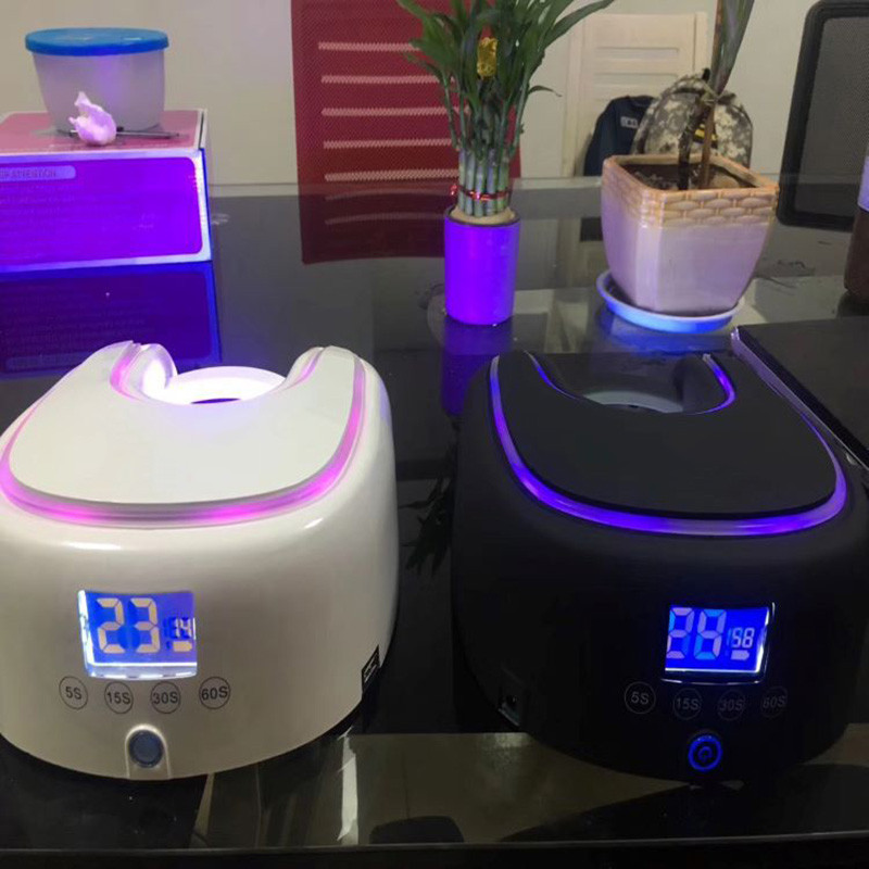 Lampă de unghii reîncărcabilă fără logo, 48W, mașină de uscător cu lac de gel, cu lumină roșie, lipici pentru unghii, lampă LED UV fără fir pentru unghii.