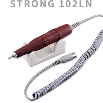 Електрическа бормашина за нокти Pen Strong 210 102LN 45000RPM Дръжка Машина за бормашина за нокти Маникюр Педикюр Електрическа пила Инструмент за ноктопластика