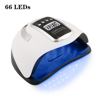 280W SUN X12/X11 MAX UV LED körömlámpa manikűr köröm géllakk szárítógéphez Professzionális intelligens körömszárító szalon eszköz