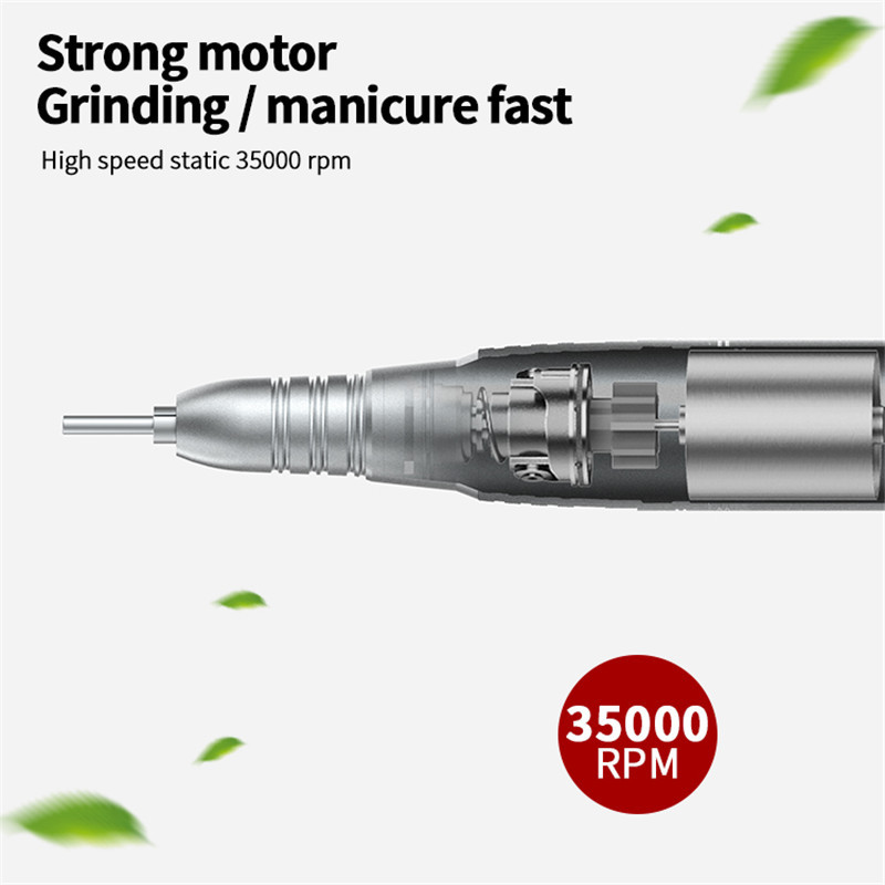 2022. Nova električna JMD108 bušilica za nokte Manikura Zaslon osjetljiv na dodir 35000 RPM Oprema za poliranje turpija za nokte Brusilica za nokte Profesionalna