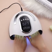 SUN X10 MAX UV LED lámpa körömszárítóhoz manikűr körömlámpa UV gél lakk köröm mozgásérzékelő professzionális lámpával