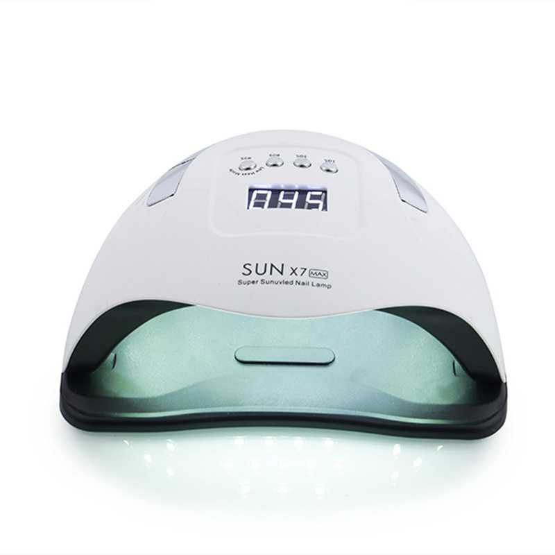 SUN X10 MAX UV LED lámpa körömszárítóhoz manikűr körömlámpa UV gél lakk köröm mozgásérzékelő professzionális lámpával