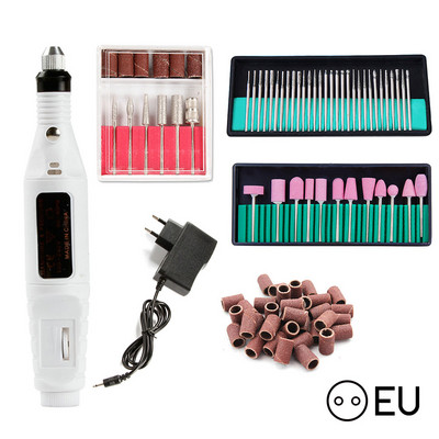 Elektromos manikűr gép körömfúró készlet manikűr eltávolító gél lakk maró szerszámok manikűr malom körömvágó bitek