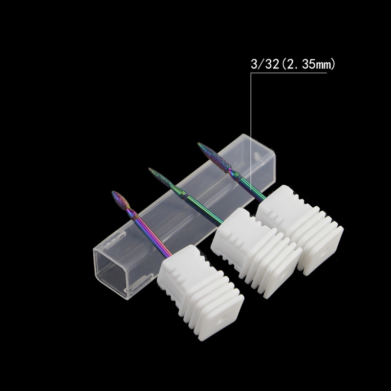 6 formų deimantinis nagų gręžtuvas frezavimo nagų grąžtai odelių pjoviklis manikiūro nagų dildėms elektrinis frezavimo šlifuoklis XC01-XC06