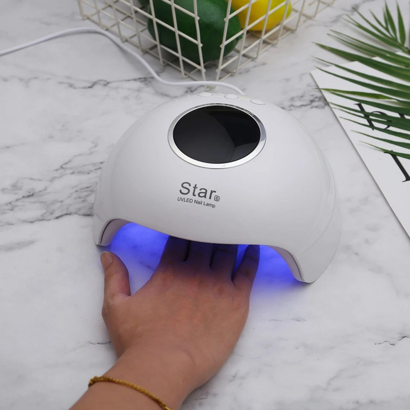 SUN X5 Max Sušilo za nokte Bijela LED UV lampa Gel za nokte Brzo sušenje 10/30/60/99s Timer Nail Manikura Dvostruki izvor svjetla