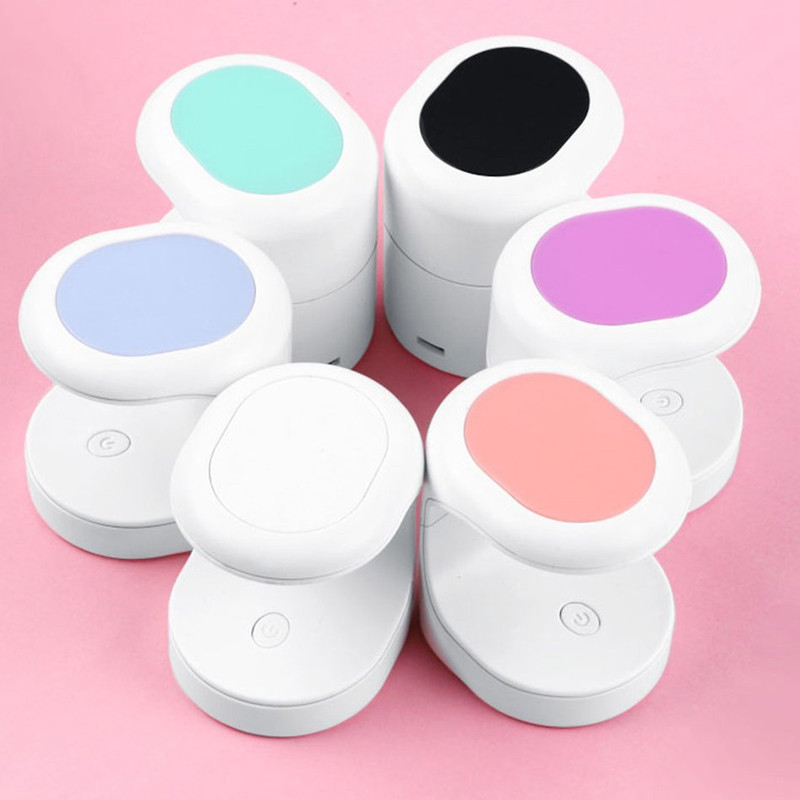 Modna mini sušilica za nokte 6W UV LED lampa Stroj za manikuru s gelom za nokte Alat za manikuru s jednim prstom Lampa za geliranje noktiju Dodaci