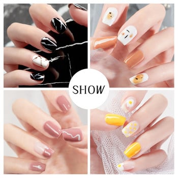 Mobray Gel Nail Kit with Lamp UV/LED Lamp dryer with 6pcs Nail Gel Polish Set Base Top Coat Tools Σετ νυχιών για μανικιούρ