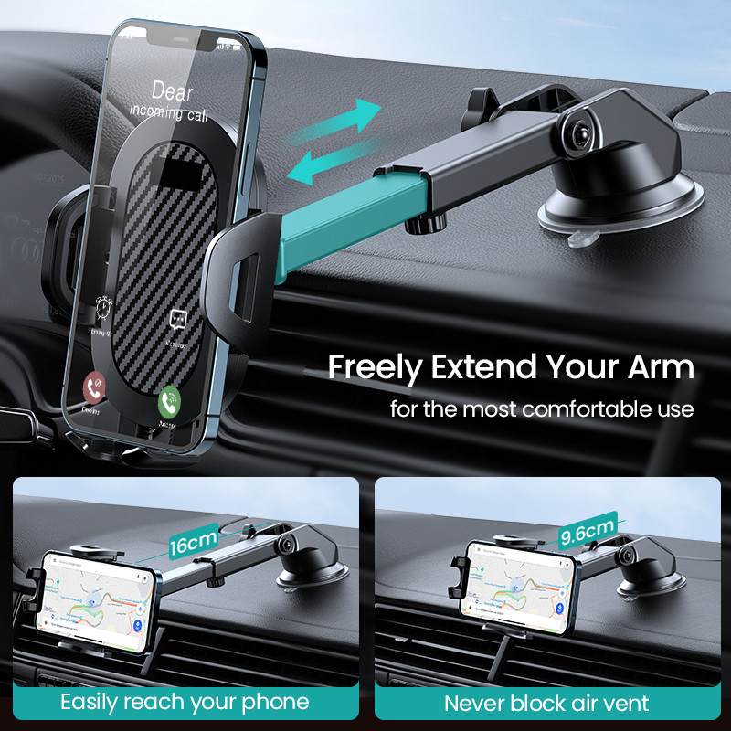 INIU Sucker autós telefontartó rögzítő állvány GPS telefon mobil cella támogatás iPhone 13 12 11 Pro Max X 7 8 Xiaomi Huawei Samsung telefonhoz