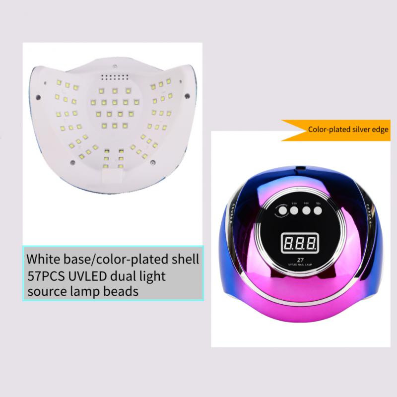 180W LED lampa Sušilo za nokte 57 LED UV led lampa za sušenje gel laka Timer Auto Sensor Alati za manikuru