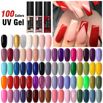 LILYCUTE Gel Polish Set 4/6/8Pcs Ημιμόνιμο Υβριδικό Βερνίκι Soak Off UV Gel Varnish All For Manicuring Nail Art Gel Polish