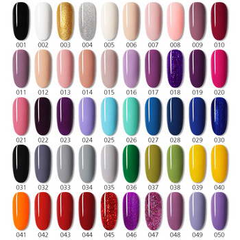 LILYCUTE Gel Polish Set 4/6/8Pcs Ημιμόνιμο Υβριδικό Βερνίκι Soak Off UV Gel Varnish All For Manicuring Nail Art Gel Polish