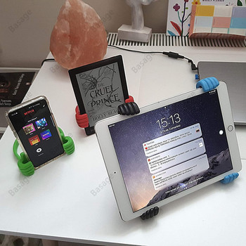 Θήκη κινητού με αντίχειρες, ρυθμιζόμενη πλαστική βάση τηλεφώνου, φορητή επιτραπέζια βάση πολλαπλών χρωμάτων για iPhone Xiaomi Samsung