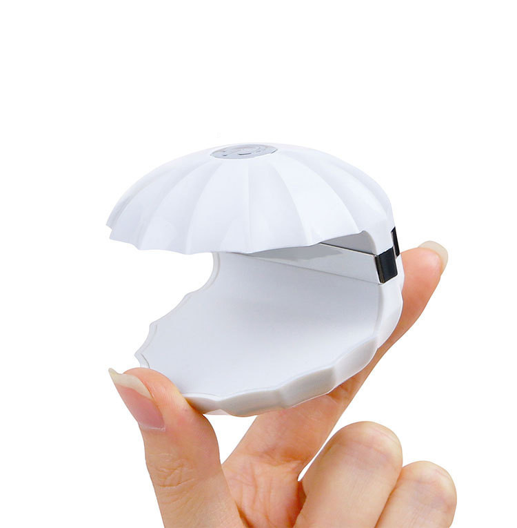 Körömszárító MINI Shell Shape 18W USB UV 5 LED Lámpa Nail Art Manikűr Eszközök Design 30S Gyorsan száradó kötőfény géllakkhoz
