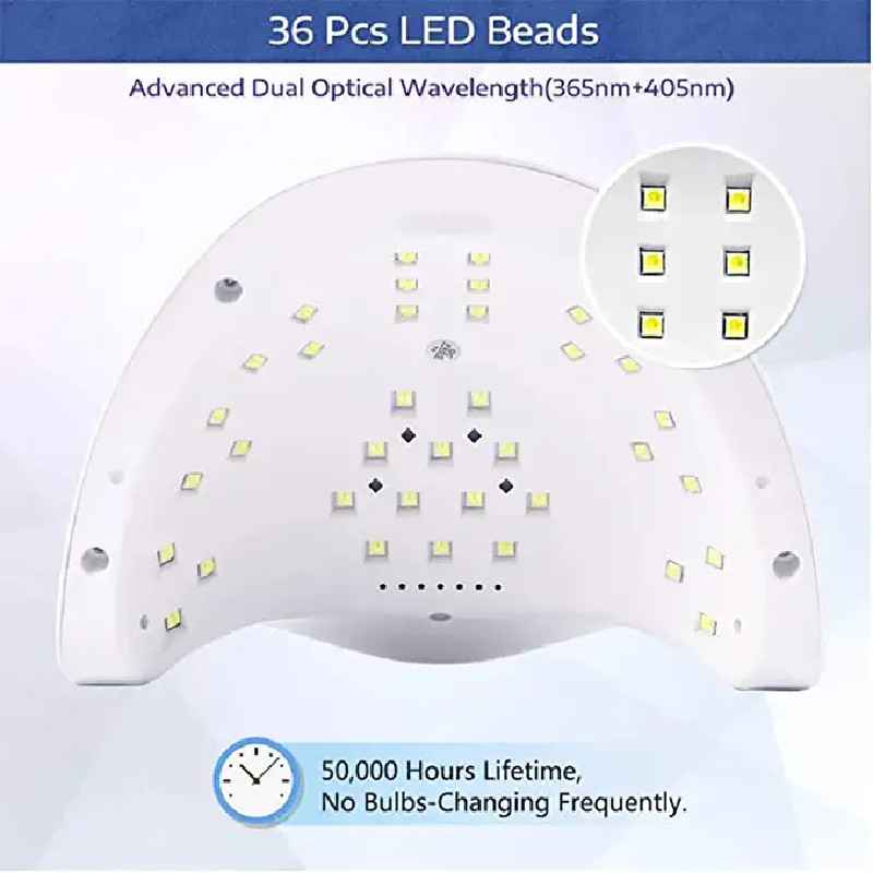 80W UV LED lámpa körmökhöz 66LEDS 4 fokozatú állítható lámpa a szárításhoz Gél Lakk Professzionális körömszárító manikűr eszközök