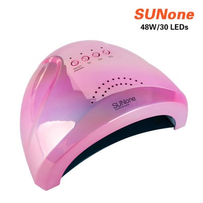 HOT SUNone 48W UV körömlámpa zselé lakk szárító géllakk Keményítő fény nap UV manikűr lámpák LED köröm lámpa