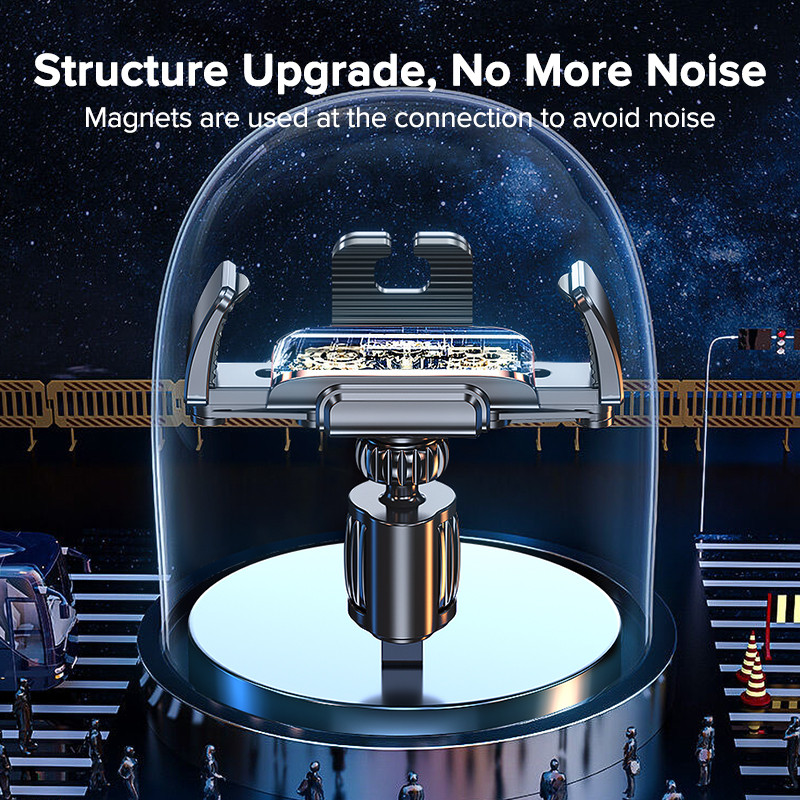 QOOVI Θήκη τηλεφώνου αυτοκινήτου Κινητό σταντ Κλιπ εξαερισμού αέρα Gravity Βάση smartphone Υποστήριξη GPS για iPhone 13 Pro 8 Samsung Xiaomi Redmi