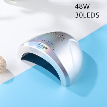 Λάμπα νυχιών UV LED 48W με 30 τεμ. Led For Curing Nail Dryer Λάμπα βερνικιού νυχιών 5/30/60s Auto Sensor Εργαλεία Μανικιούρ Χονδρική