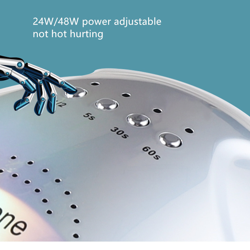 48W UV LED svjetiljka za nokte s 30 kom LED dioda za sušenje gela za nokte Lampa za sušenje laka za nokte 5/30/60s Auto Sensor Alati za manikuru Veleprodaja