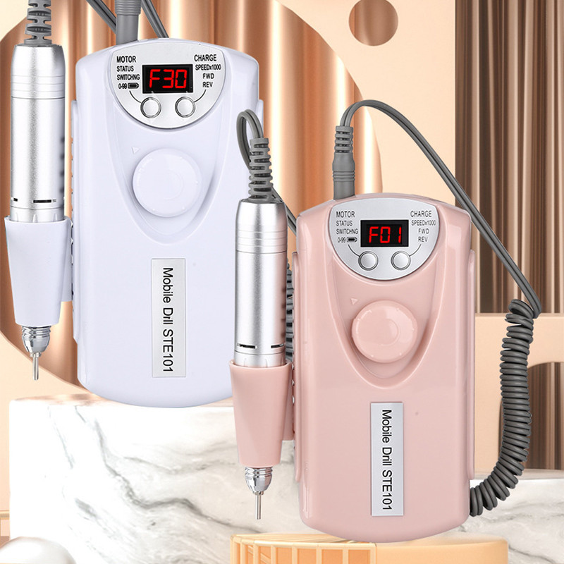 30000/35000RPM punjiva električna bušilica za nokte s HD LCD zaslonom Nail Master za manikuru Alati za uređivanje noktiju i noktiju na nogama