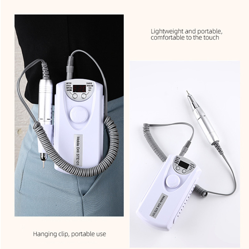 30000/35000RPM punjiva električna bušilica za nokte s HD LCD zaslonom Nail Master za manikuru Alati za uređivanje noktiju i noktiju na nogama