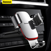 Baseus autós telefontartó autós szellőzőnyíláshoz / CD-nyílásba szerelhető telefontartó állvány iPhone-hoz Samsung Metal Gravity mobiltelefontartó