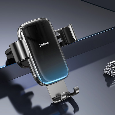 Baseus autós telefontartó autós szellőzőnyíláshoz / CD-nyílásba szerelhető telefontartó állvány iPhone-hoz Samsung Metal Gravity mobiltelefontartó