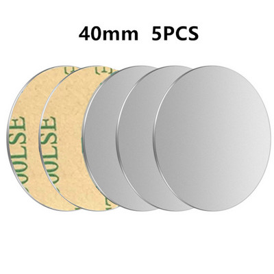 USLION Магнитна метална плоча за магнитен държач за телефон за кола Универсален железен лист Стойка за стикери Стойка за държач за магнит за мобилен телефон