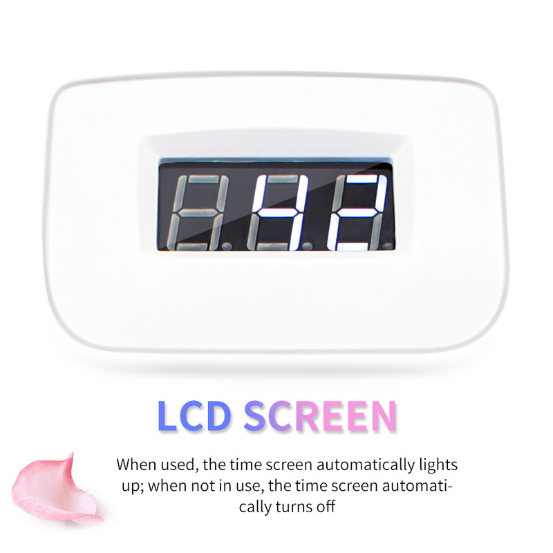 120 W-os kétkezes LED körömlámpa Körömszárító Minden zselé a manikűrhöz Pecicure 10/30/60/99s időzítési mód LCD kijelző mozgásérzékelő