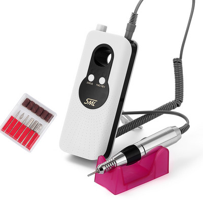 35000RPM Mașină de găurit unghii Set de burghie pentru unghii Dispozitiv portabil de șlefuit de unghii Manichiură Pedichiură Slefuit unghii Dispozitiv de șlefuit