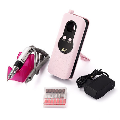 35000RPM Mașină de găurit unghii Set de burghie pentru unghii Dispozitiv portabil de șlefuit de unghii Manichiură Pedichiură Slefuit unghii Dispozitiv de șlefuit