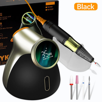 Stroj za bušenje noktiju od 35000 RPM za glodanje akrilnog gela, rezanje s načinom pauze Brusilica za nokte, profesionalni stroj za salon za nokte