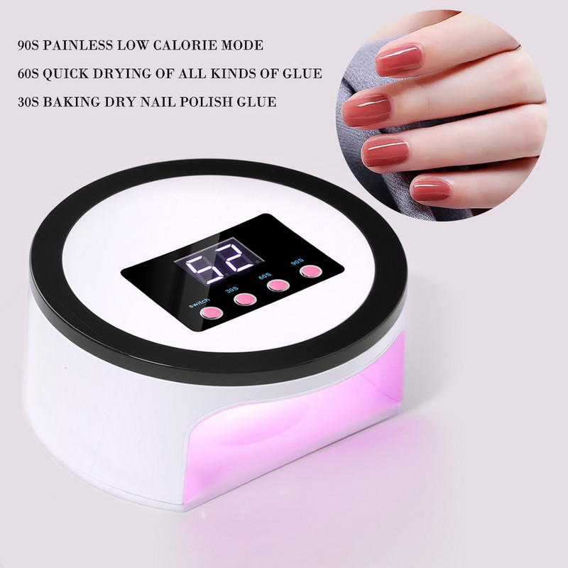 135 W-os Mini UV LED lámpa USB töltő géllakk kezelő gép körömszárító lámpa körömlakk művészet ápoló felszereléséhez